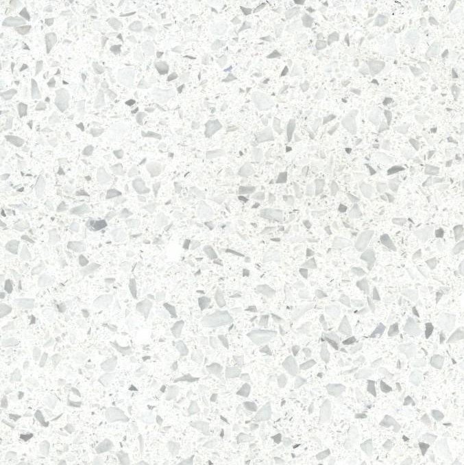 Composiet keukenblad Bianco Galactica Unistone (gepolijst) Composiet