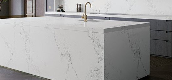 Composiet keukenblad Diresco Noblesse White Gold Composiet