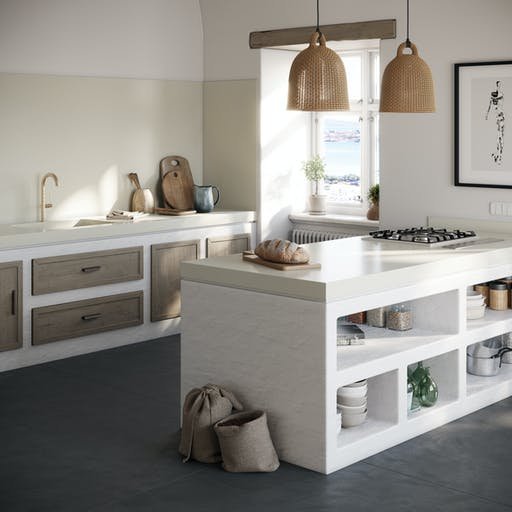 Faro White Silestone composiet keukenblad Composiet