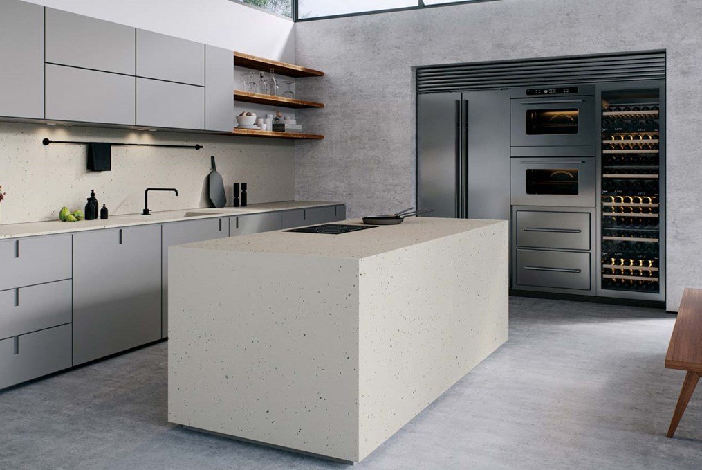 Frozen Terra 4601 Caesarstone kwartscomposiet keukenblad Composiet