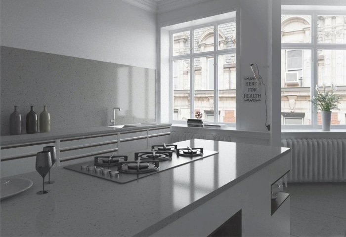 Cincel Grey Silestone composiet keukenblad Composiet