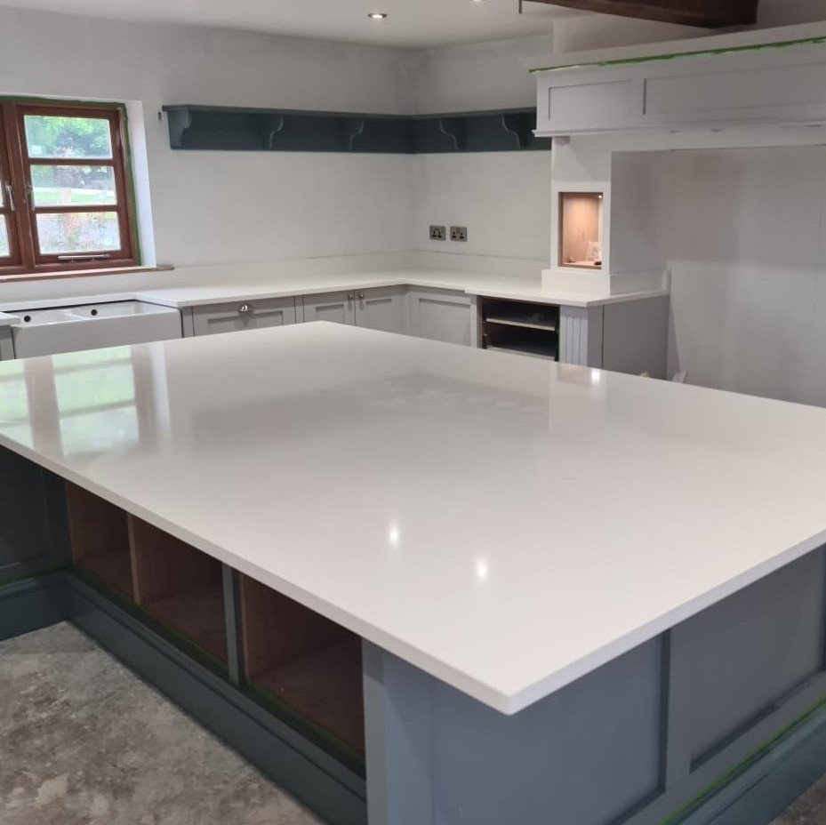 Unistone Bianco composiet keukenblad Composiet