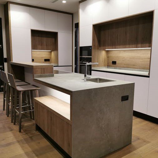 Dekton Soke keramiek keukenblad Keramiek