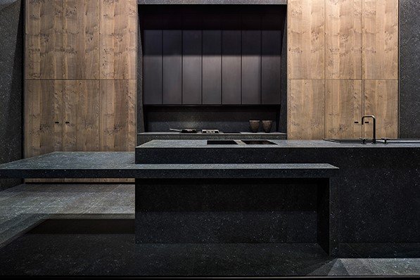 Neolith Pierre Bleue Silk keramiek Keukenblad Keramiek