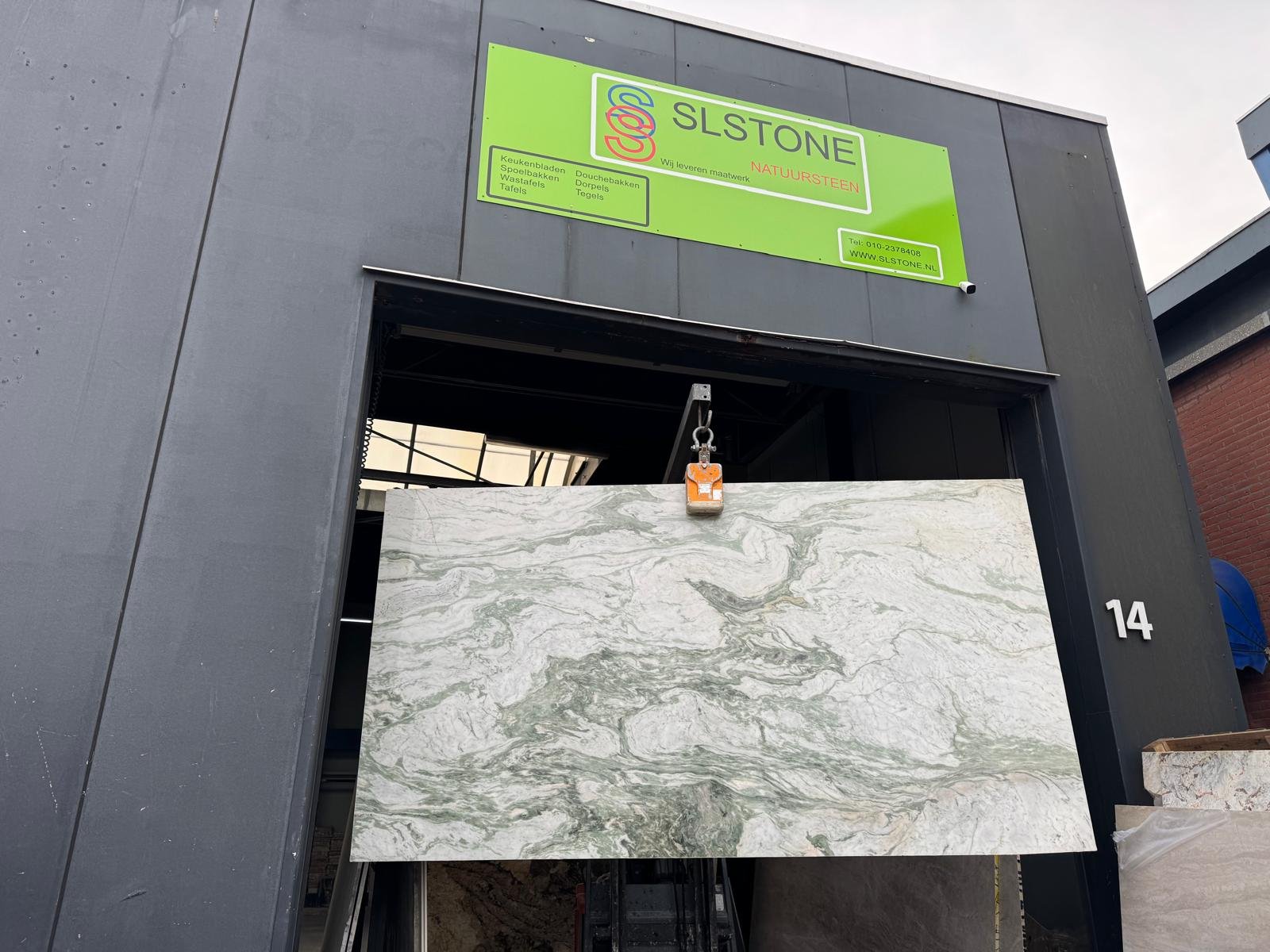 Onyx Green Gepolijst Kwartsiet