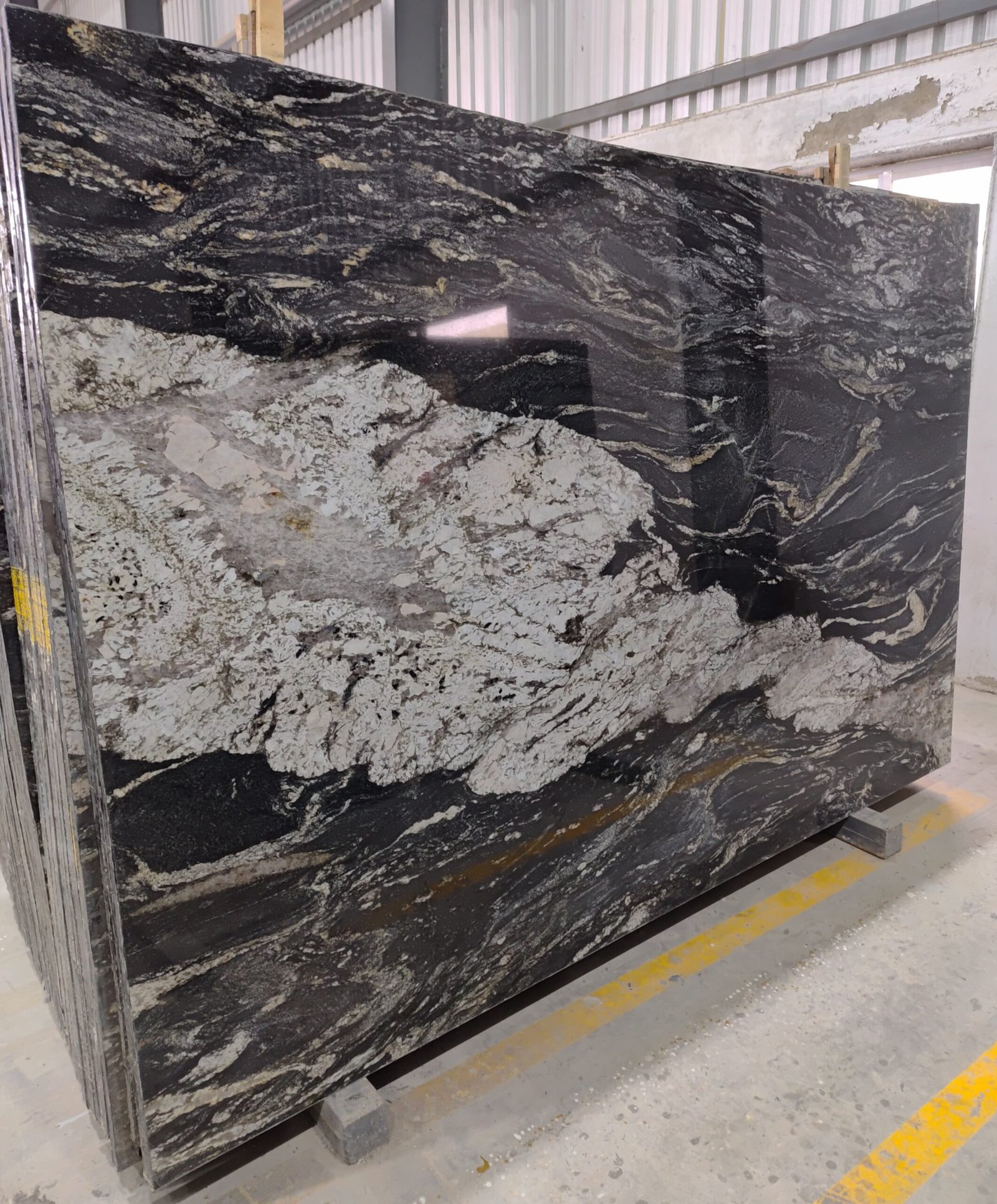 Sl-black Patagonia Gepolijst Kwartsiet